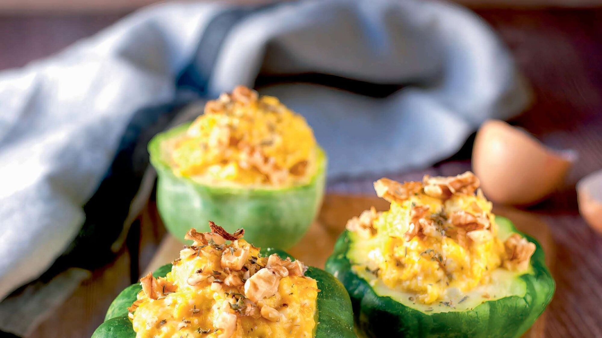 Amandine Geers&amp;#39; recipe for squash stuffed with scrambled eggs