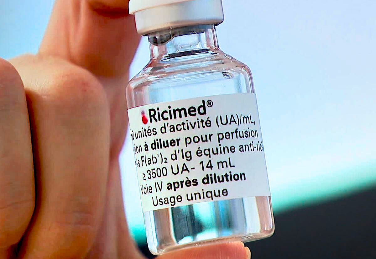 first French antidote against ricin