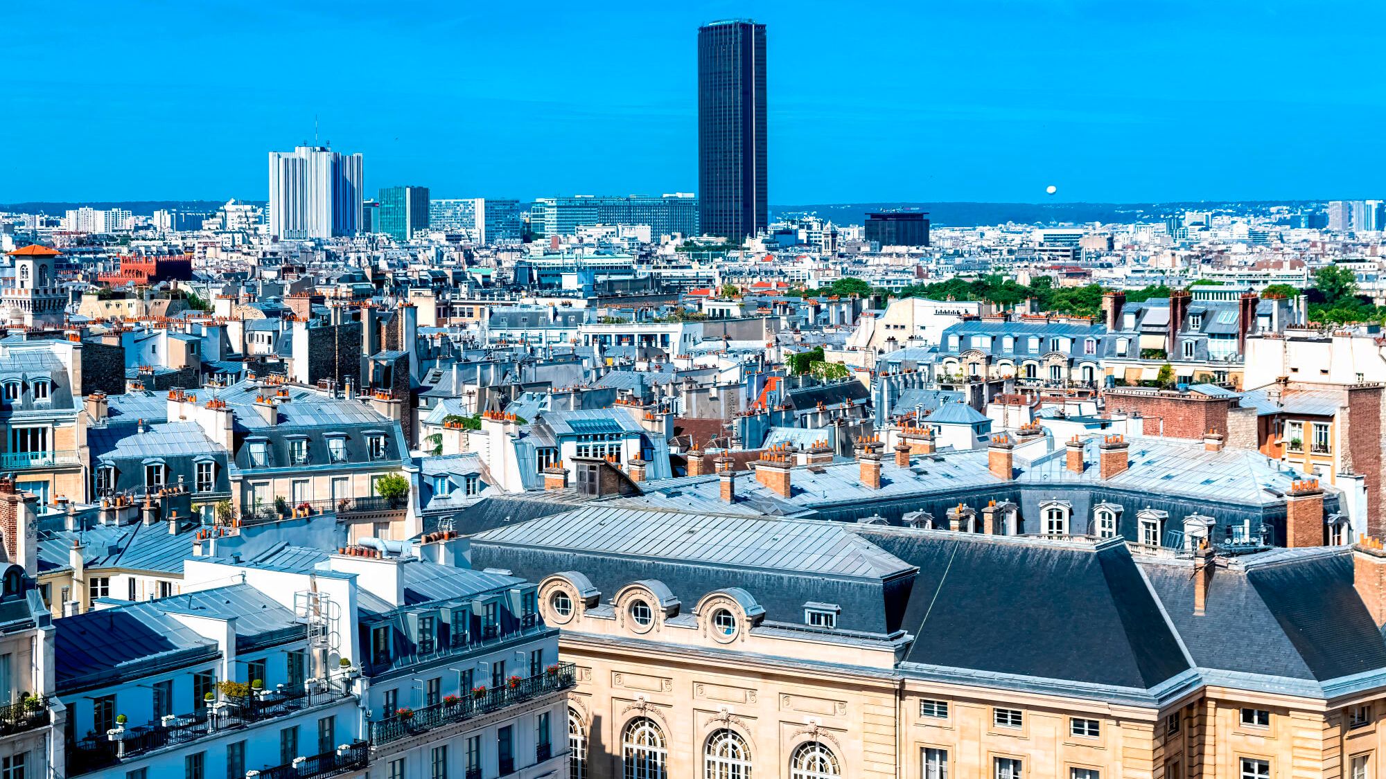 The Montparnasse Tower in sight