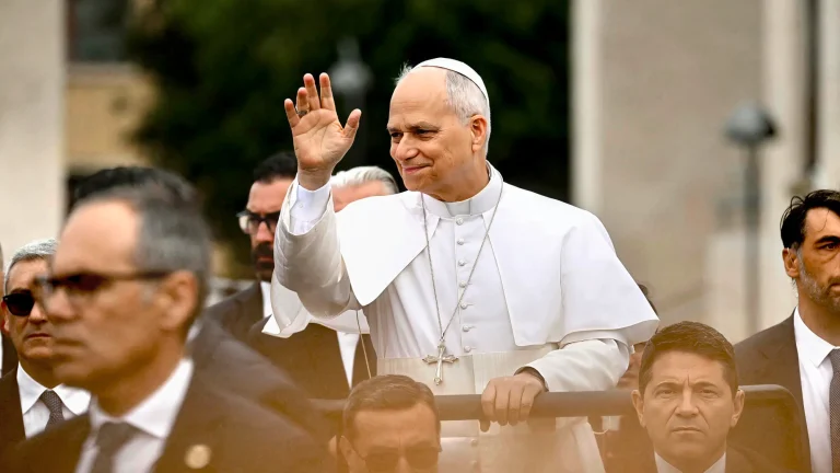 What does Leo XIV's first encyclical contain?
